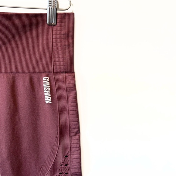 Gymshark Energy Seamless Crop Leggings Plum Size S - Picture 5 of 9
